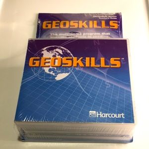 Harcourt Geoskills NEW 5-CD set Intermediate version Read Create interpret Maps